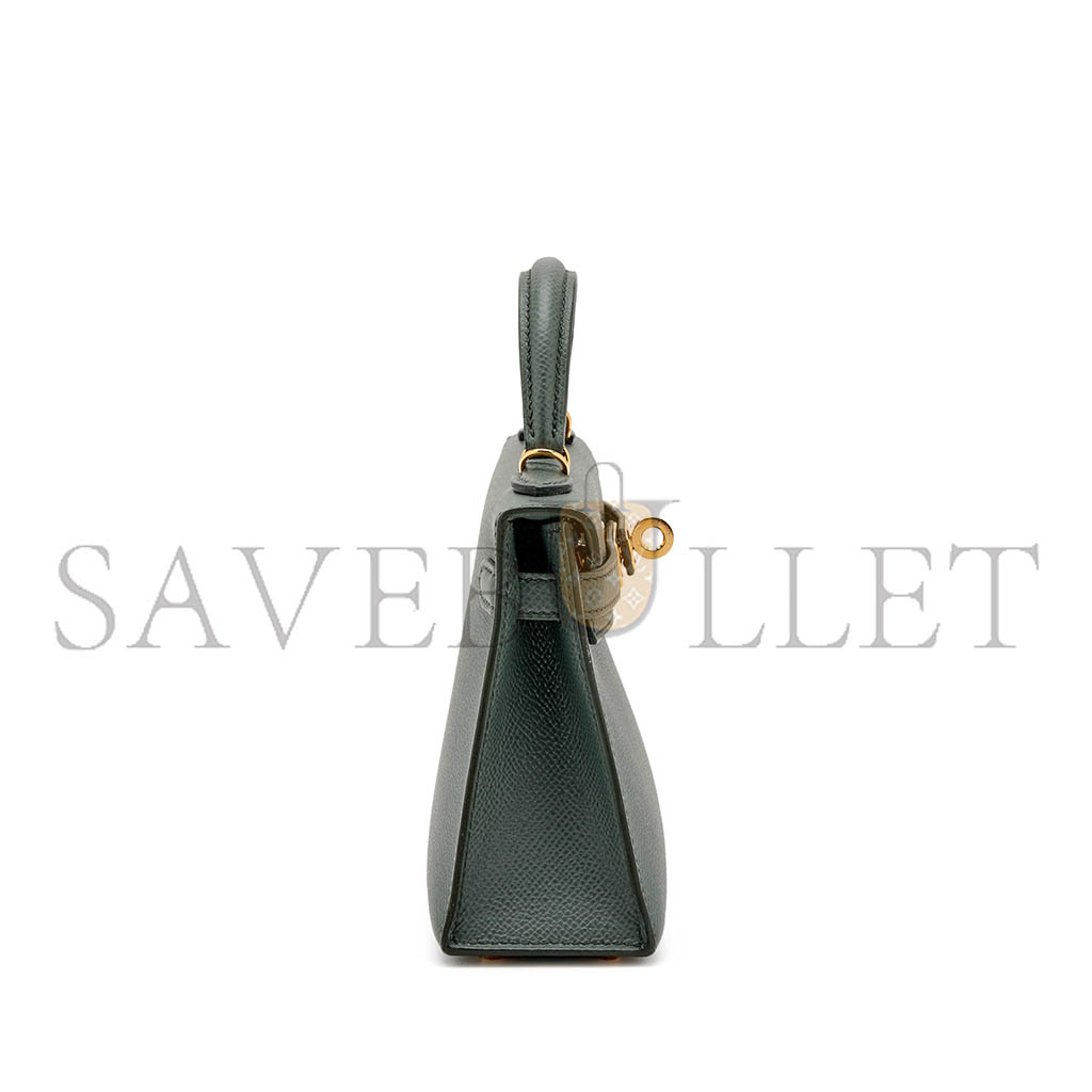 H**mes master epsom mini kelly 20 gold hardware (19*12*5.5cm)